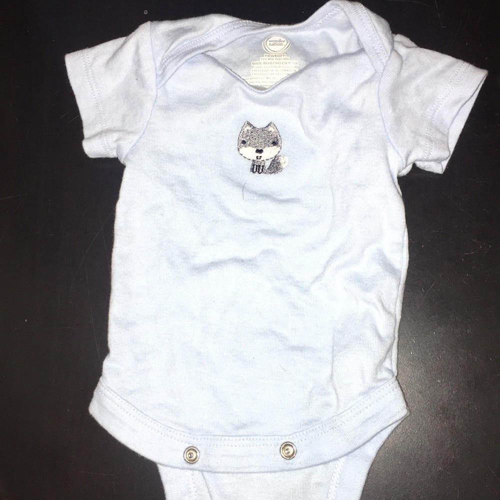 Newborn fox onsies